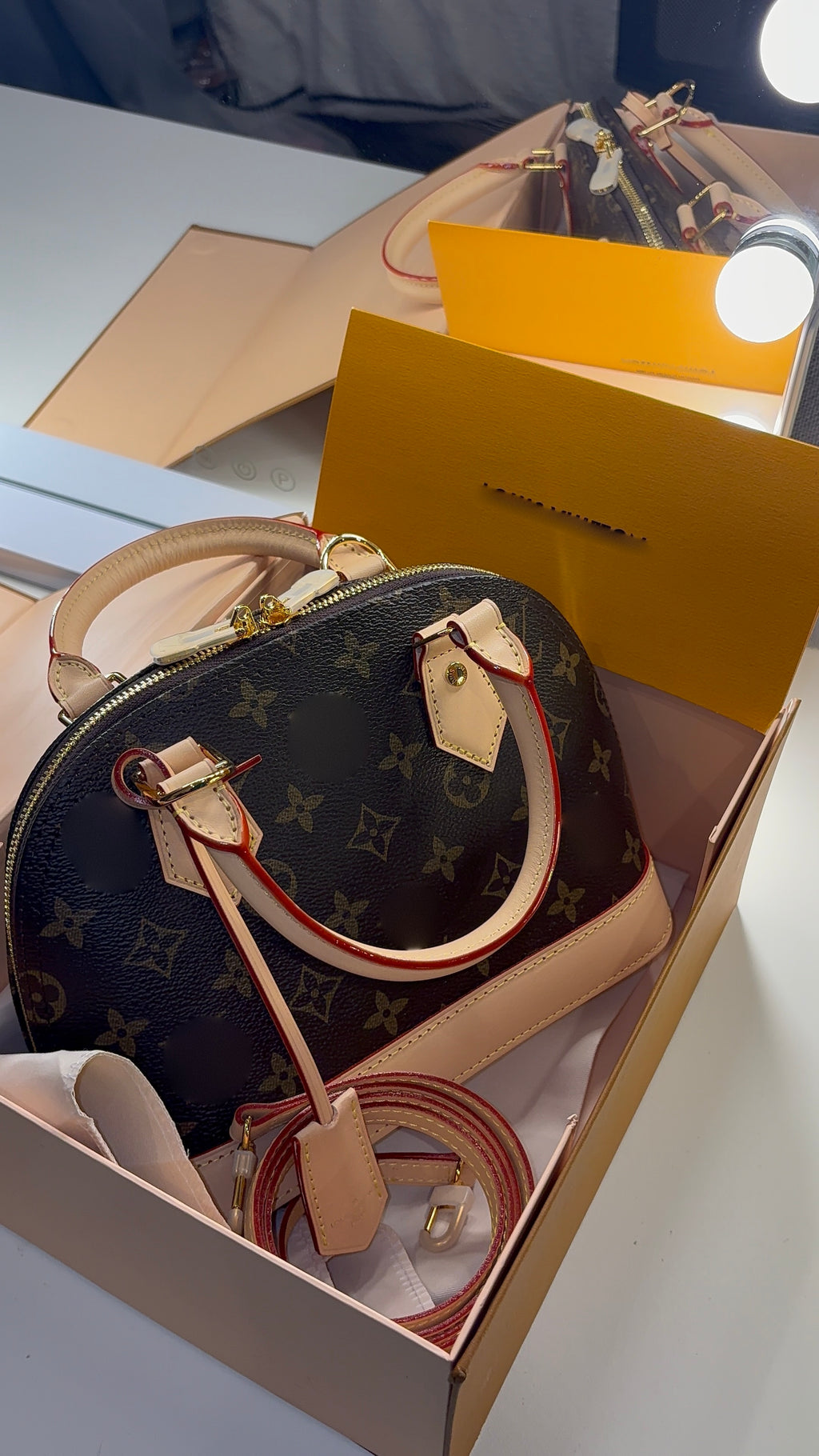 L. Alma Monogram Bag