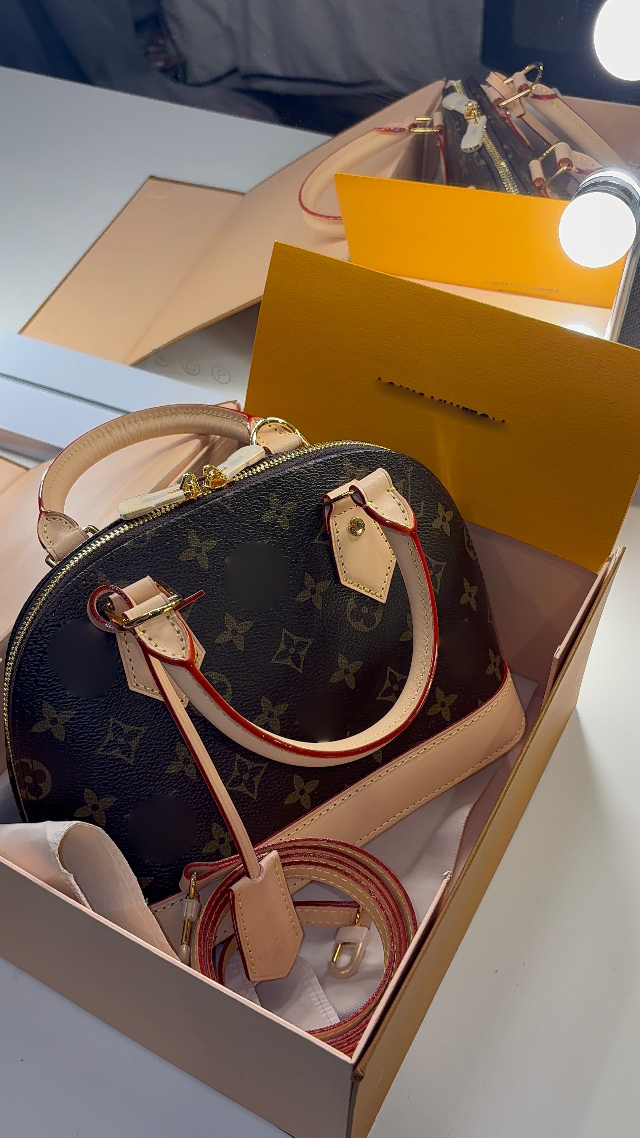 L. Alma Monogram Bag